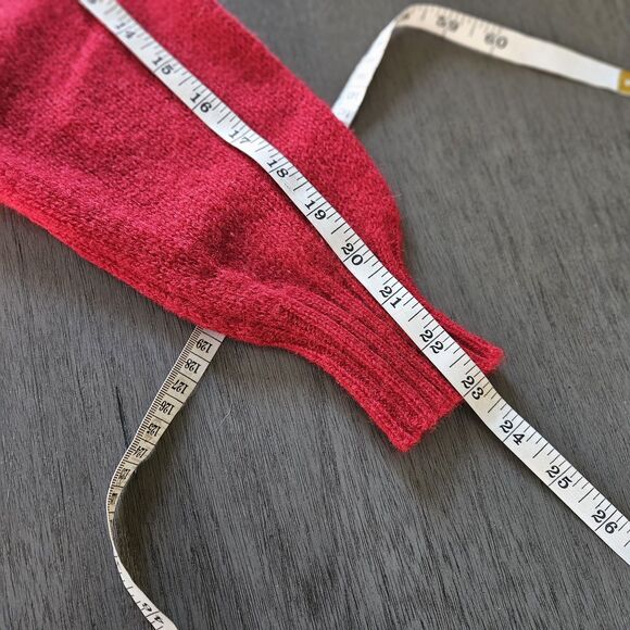 Vtg Braemar 100% Scottish New Wool Sweater Red Crewneck Womans M (38) - Picture 5 of 8